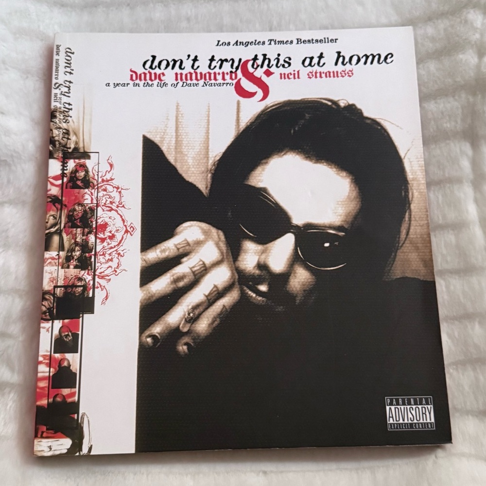 DAVE NAVARRO “Don’t Try This At Home” Autobiography